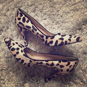 Banana Republic leopard print heels